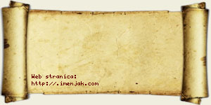 Hana Čović vizit kartica